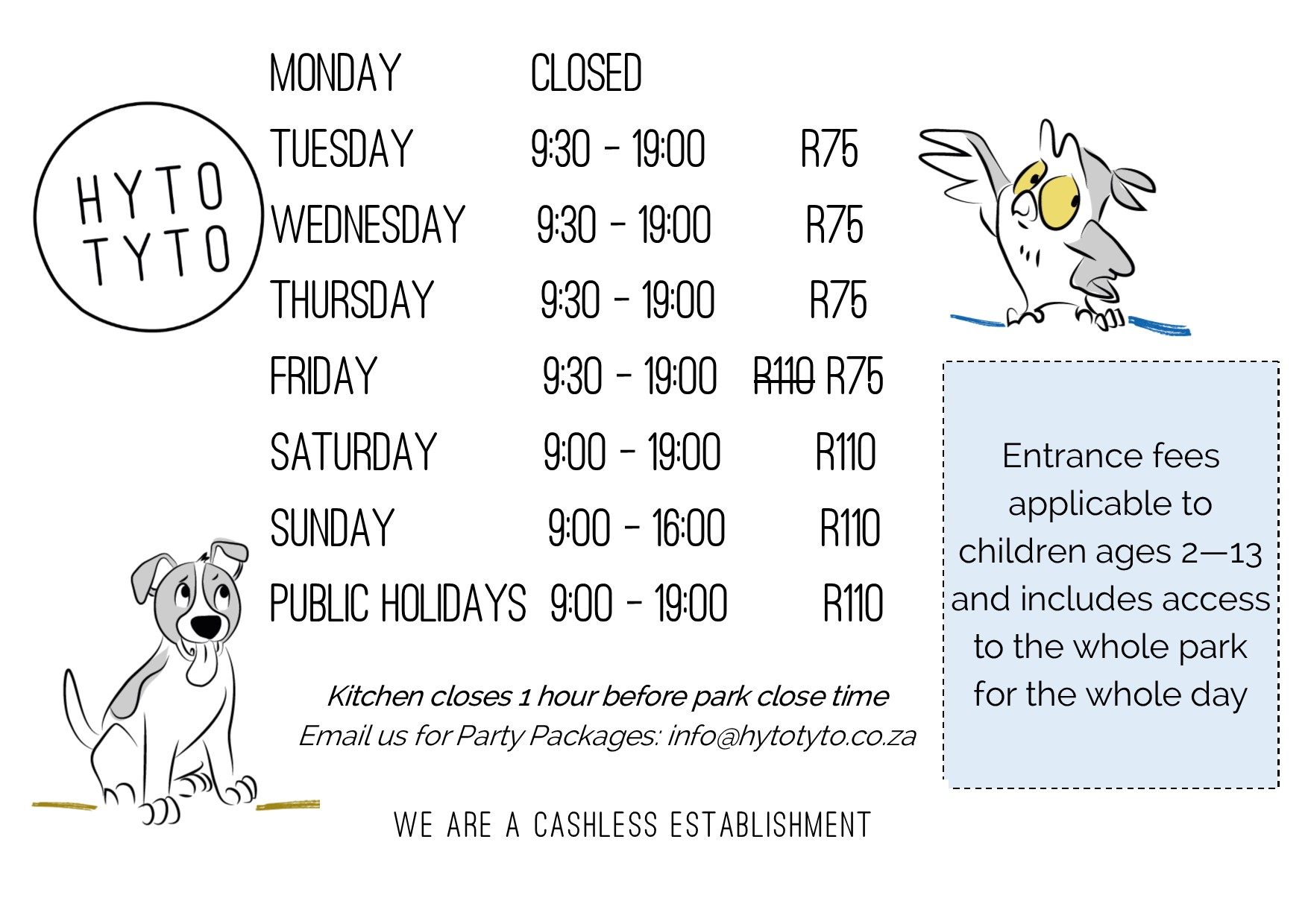 HytoTyto Hours & Fees