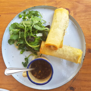 Traditional Bobotie Spring Roll