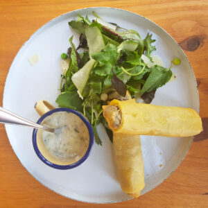 Three Cheeses Spring Roll