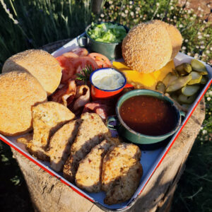 Nala’s Chicken Burgers Platter