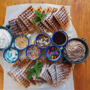 Wolkie’s Waffles Platter